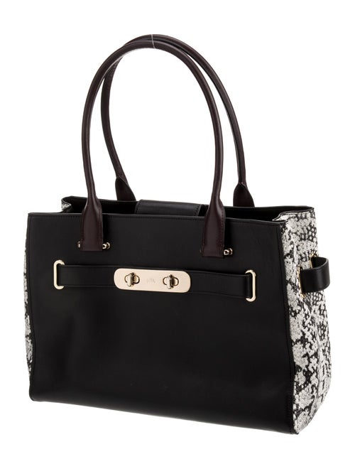 Coach Leather Top Handle Bag