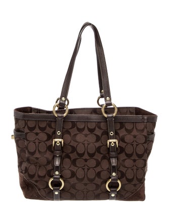 Coach Canvas Shoulder Bag