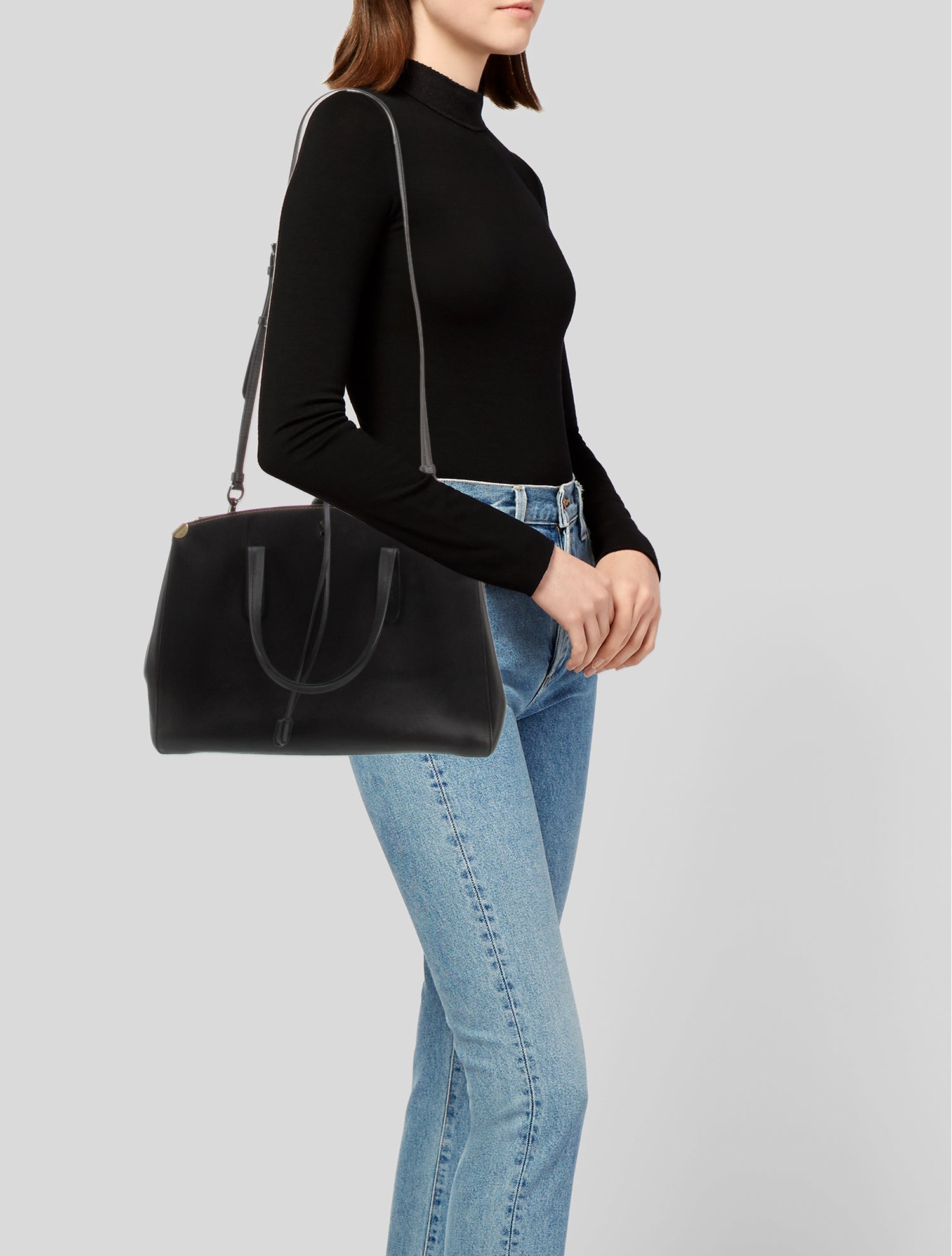 Coach Leather Top Handle Bag