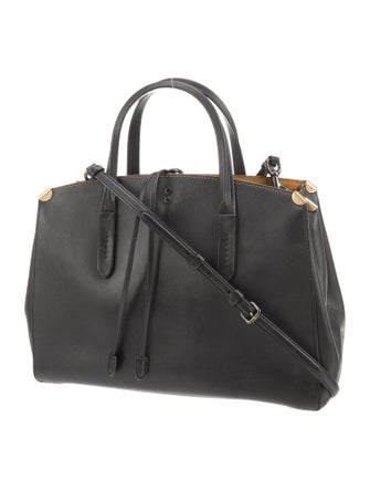 Coach Leather Top Handle Bag
