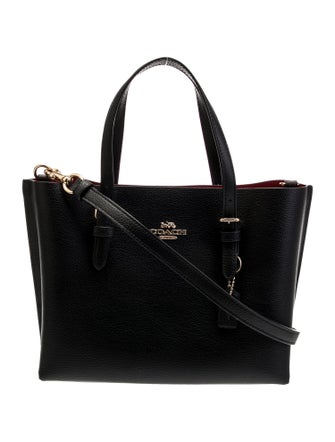 Coach Leather Top Handle Bag