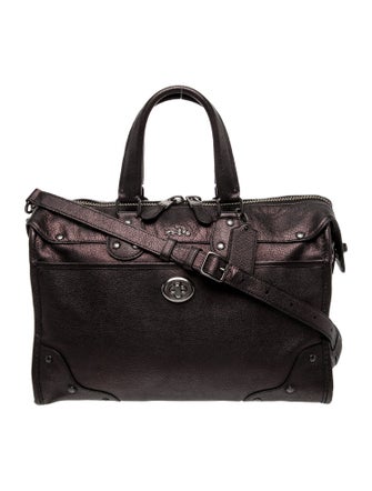 Coach Leather Top Handle Bag