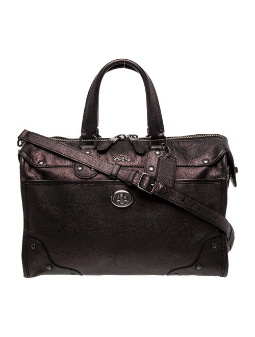 Coach Leather Top Handle Bag