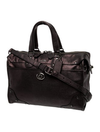 Coach Leather Top Handle Bag