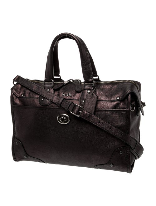 Coach Leather Top Handle Bag