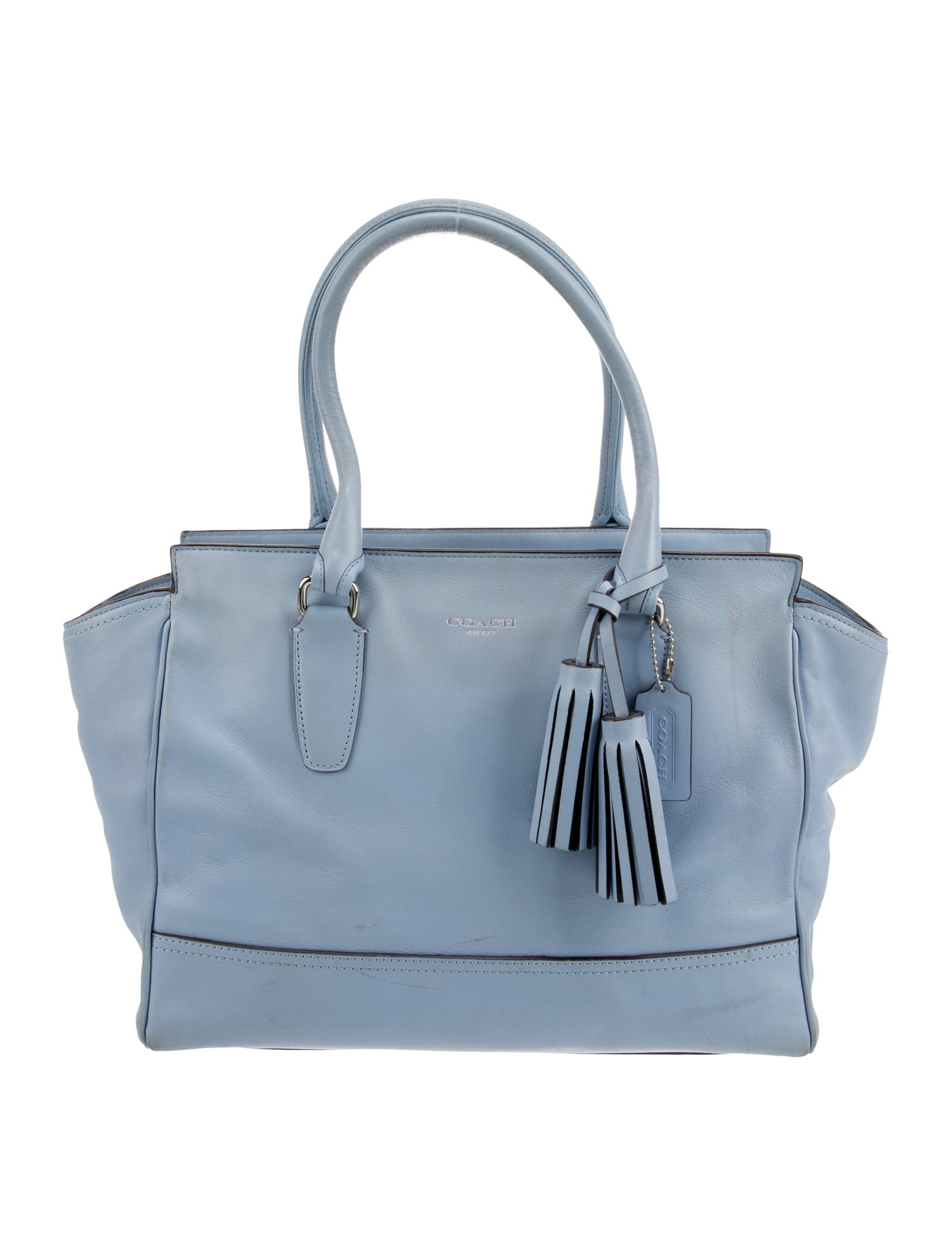 Coach Leather Top Handle Bag