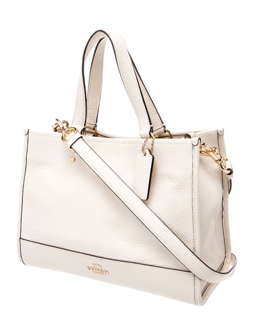 Coach Leather Top Handle Bag