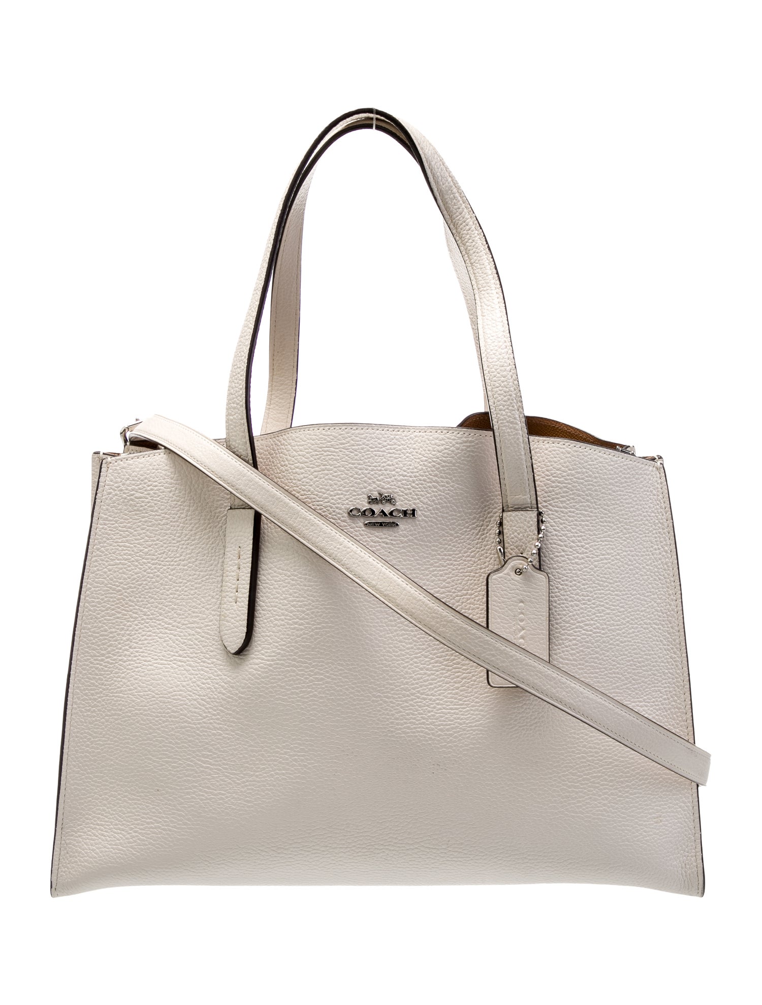 Coach Leather Top Handle Bag