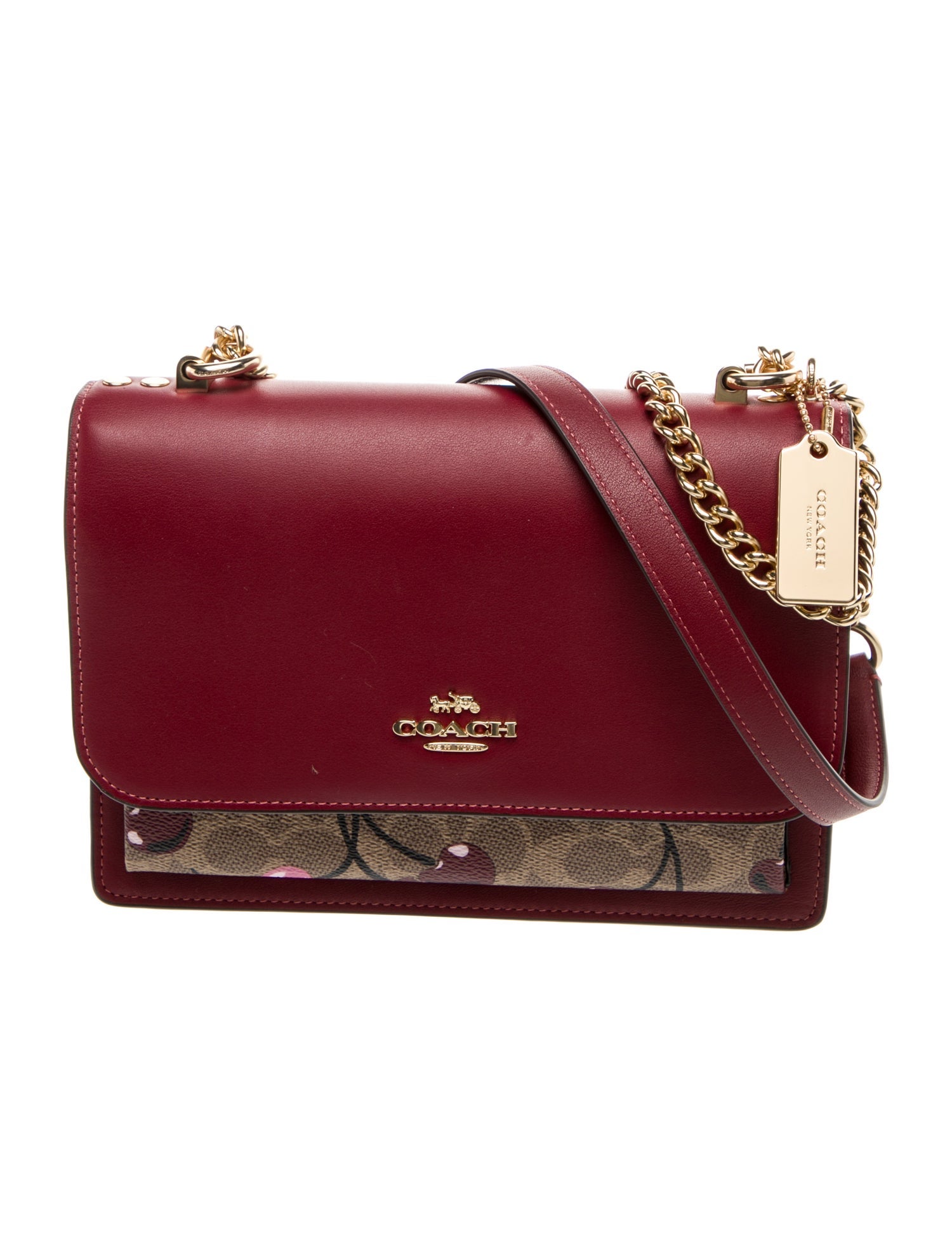 Coach Leather Minaudière