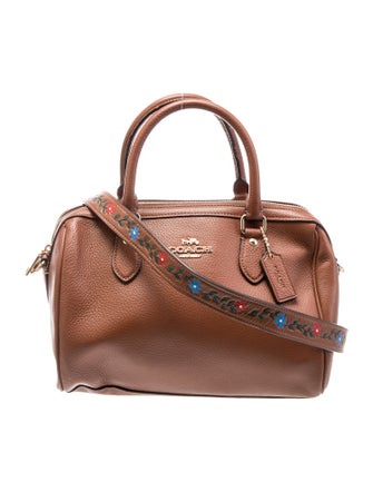 Coach Leather Top Handle Bag