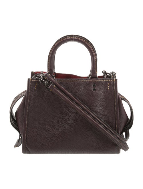 Coach Leather Top Handle Bag