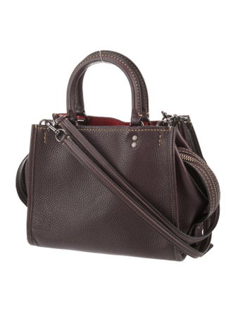Coach Leather Top Handle Bag