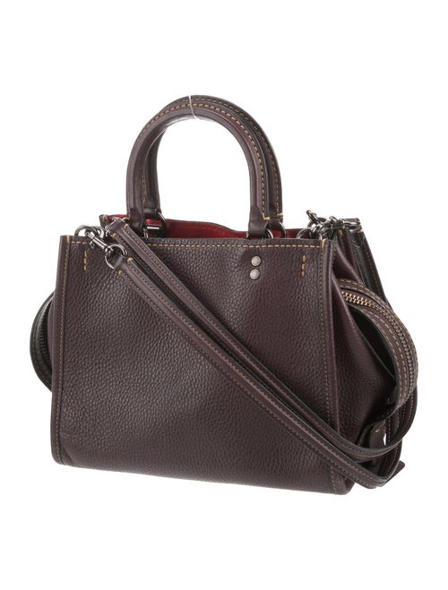 Coach Leather Top Handle Bag