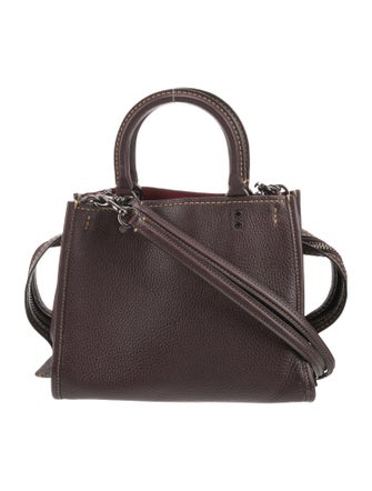 Coach Leather Top Handle Bag