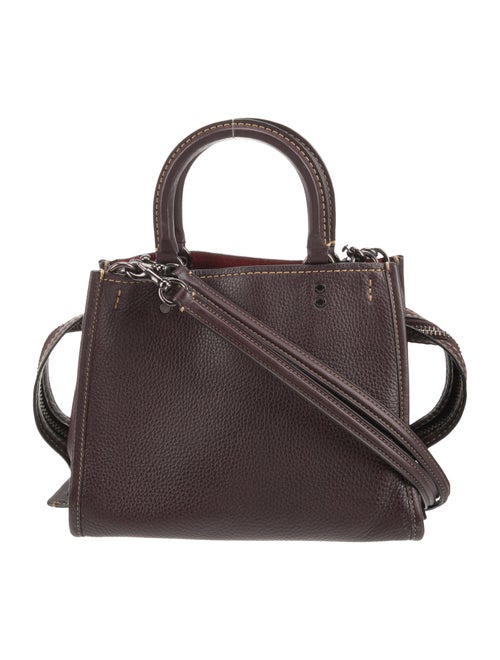 Coach Leather Top Handle Bag