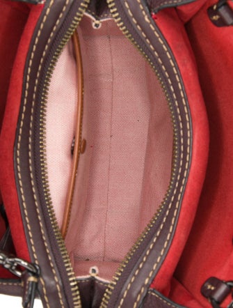 Coach Leather Top Handle Bag