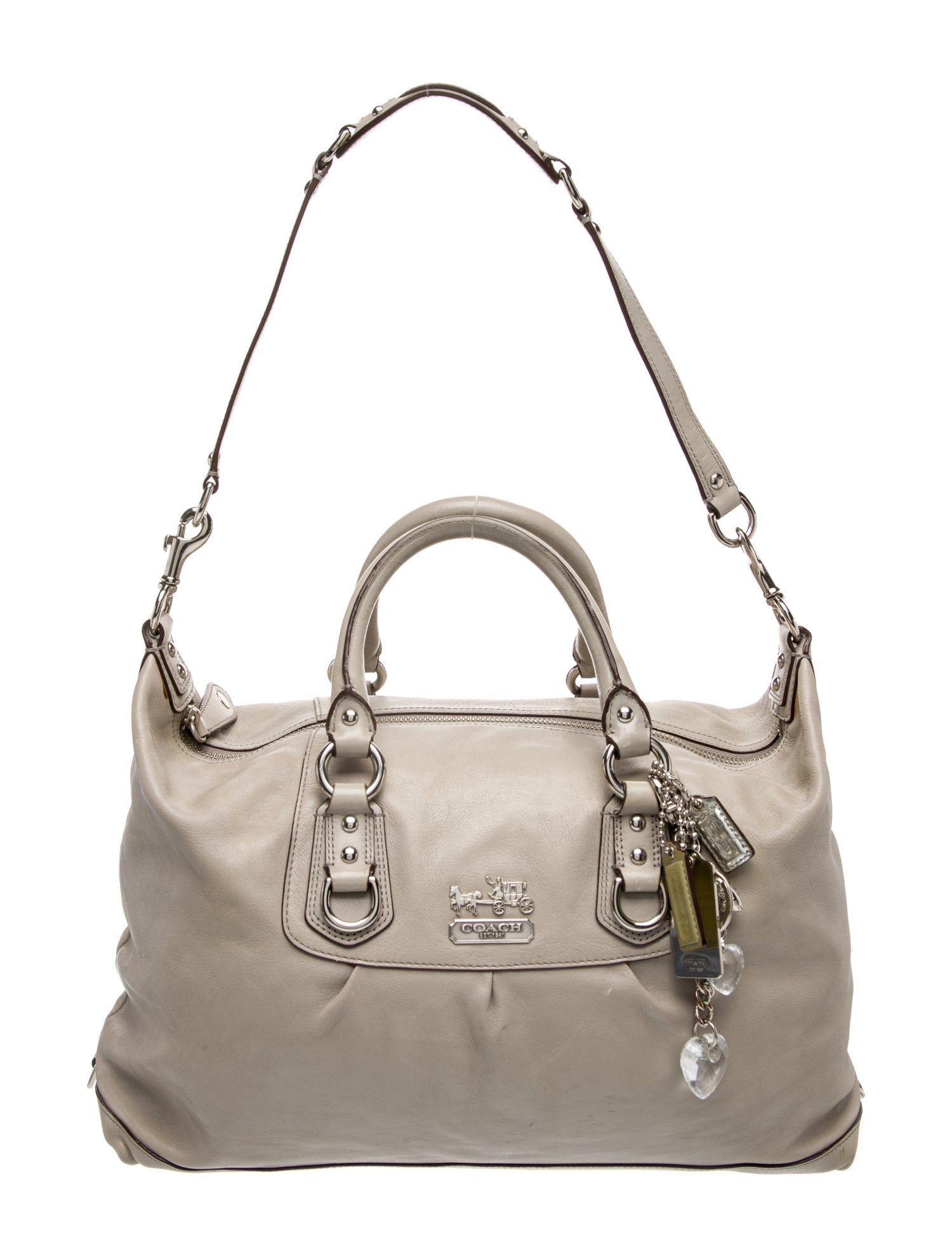 Coach Leather Top Handle Bag