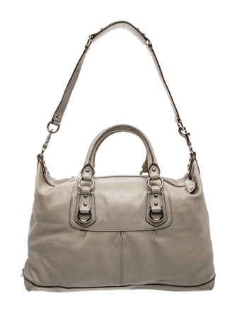 Coach Leather Top Handle Bag