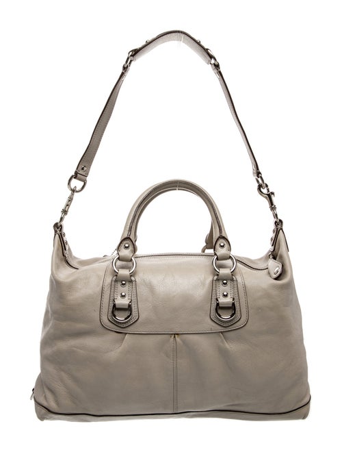 Coach Leather Top Handle Bag