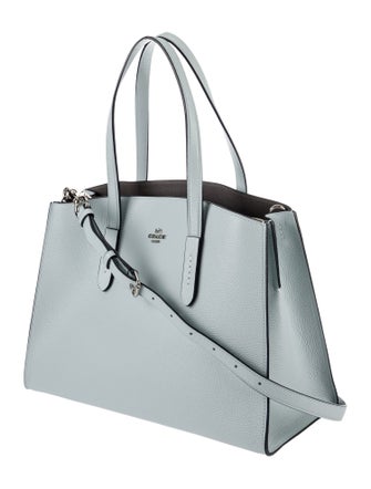 Coach Leather Top Handle Bag