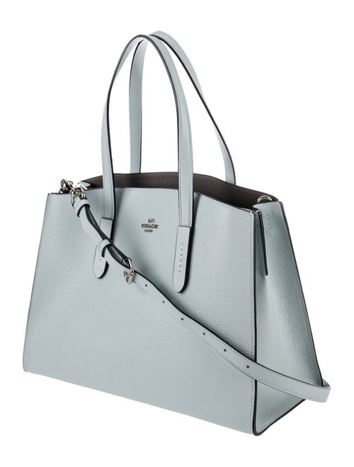 Coach Leather Top Handle Bag