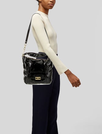 Coach Patent Leather Top Handle Bag