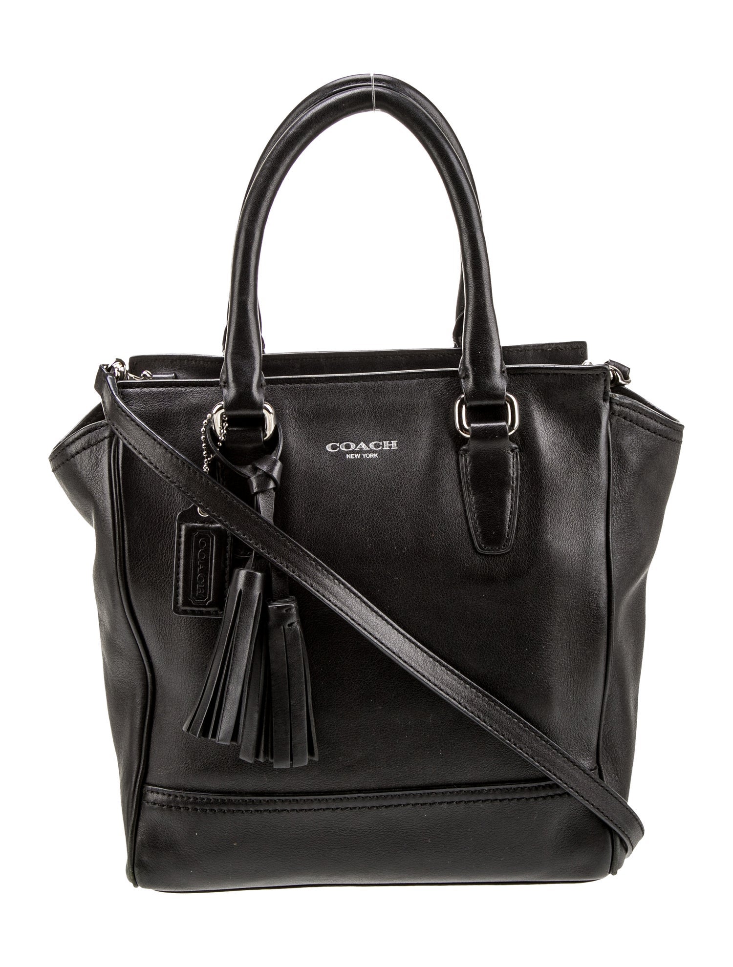 Coach Leather Top Handle Bag