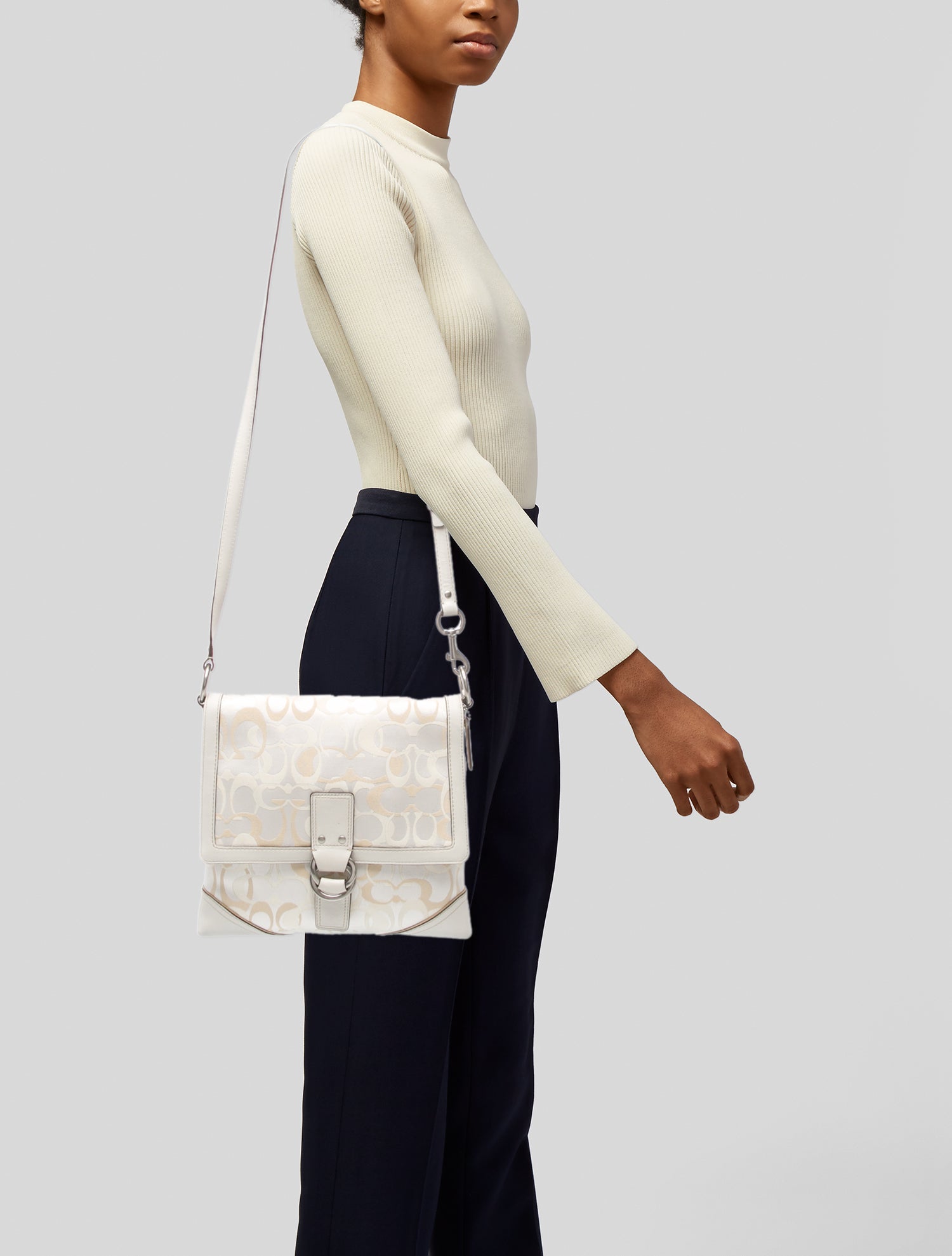 Coach Monogram Shoulder Bag