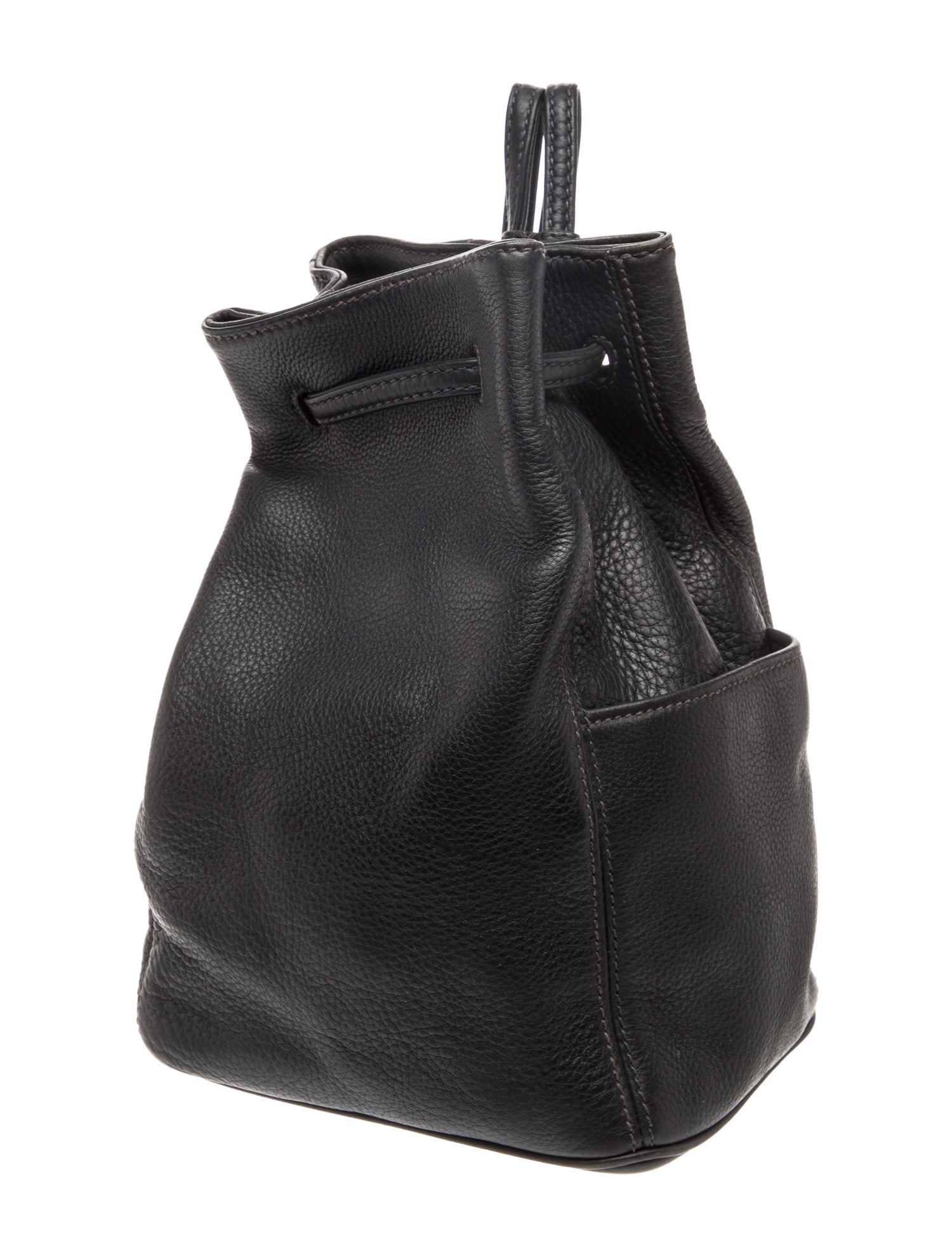 Coach Leather Bucket Bag