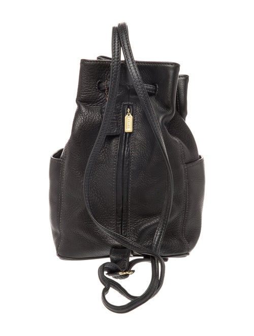 Coach Leather Bucket Bag