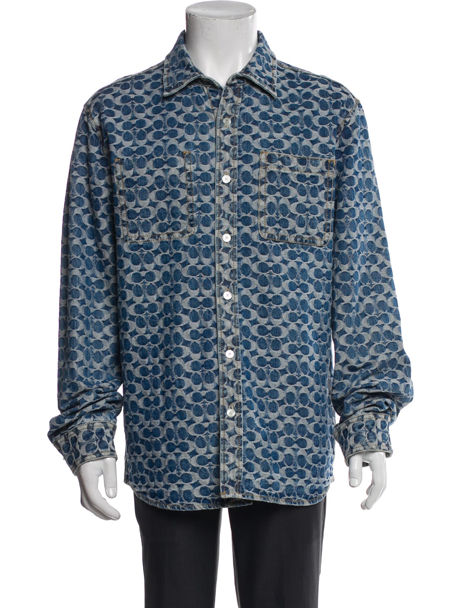 Coach Printed Denim Jacket