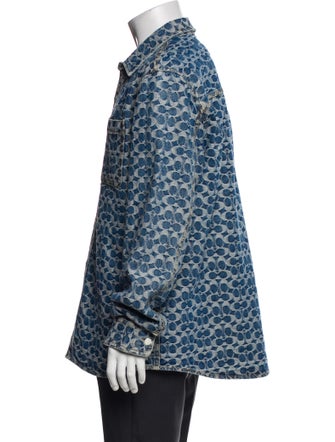 Coach Printed Denim Jacket