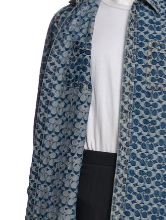Coach Printed Denim Jacket