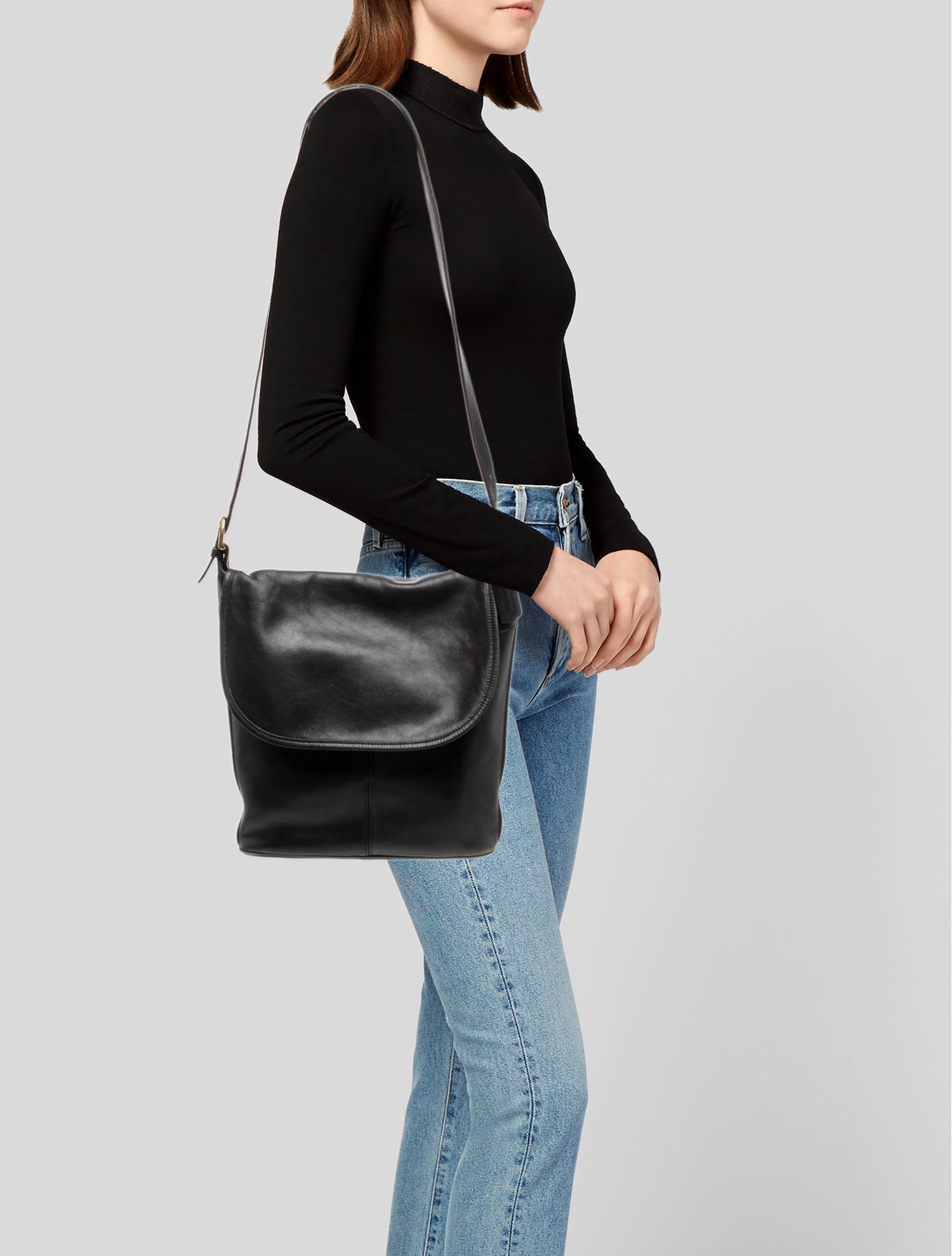 Coach Leather Shoulder Bag