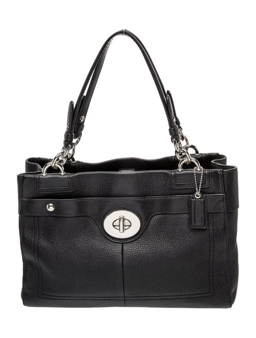 Coach Leather Top Handle Bag