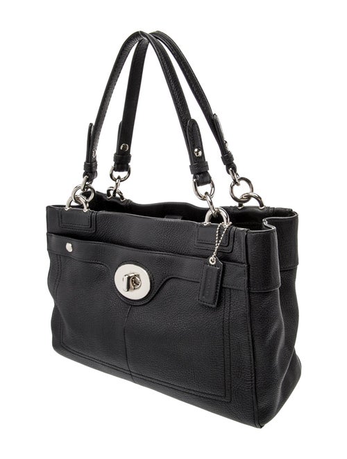 Coach Leather Top Handle Bag
