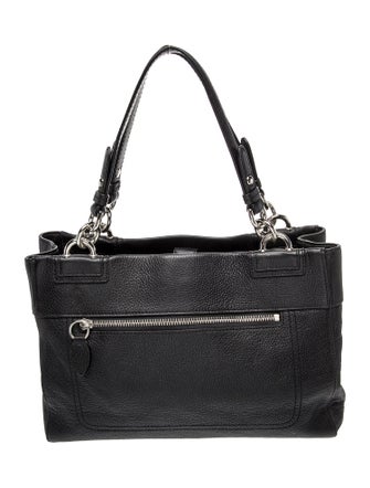 Coach Leather Top Handle Bag