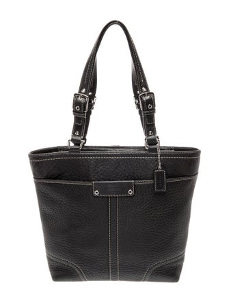 Coach Leather Top Handle Bag