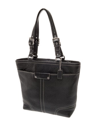 Coach Leather Top Handle Bag