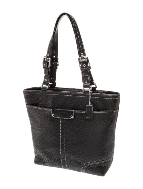 Coach Leather Top Handle Bag