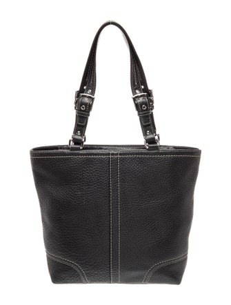 Coach Leather Top Handle Bag