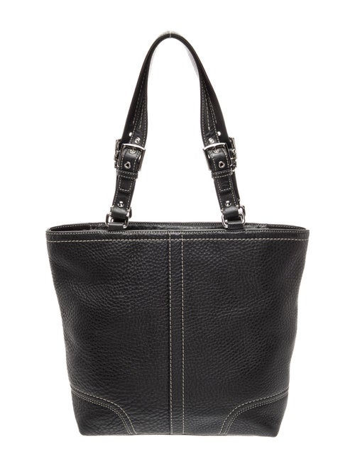 Coach Leather Top Handle Bag