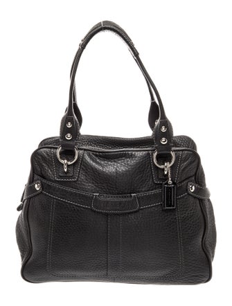 Coach Leather Top Handle Bag