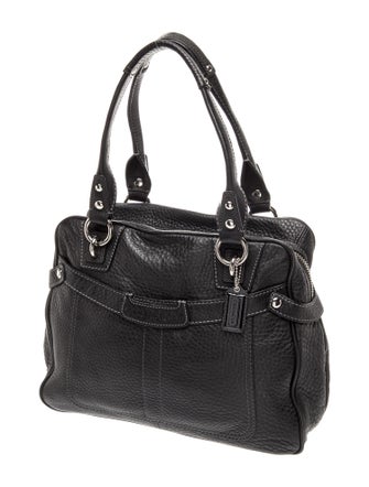 Coach Leather Top Handle Bag