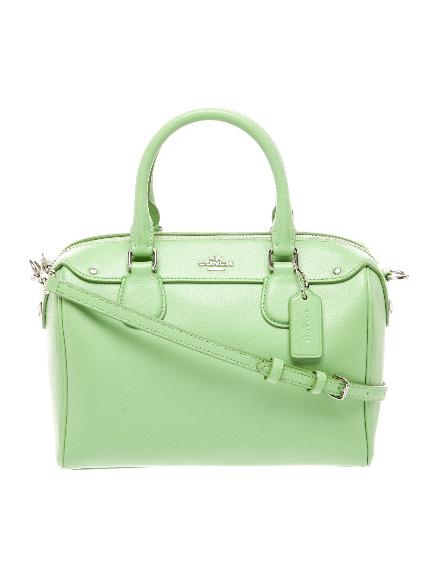 Coach Leather Top Handle Bag