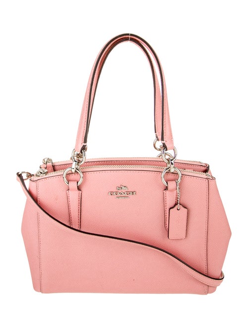 Coach Saffiano Leather Top Handle Bag