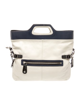 Coach Leather Top Handle Bag