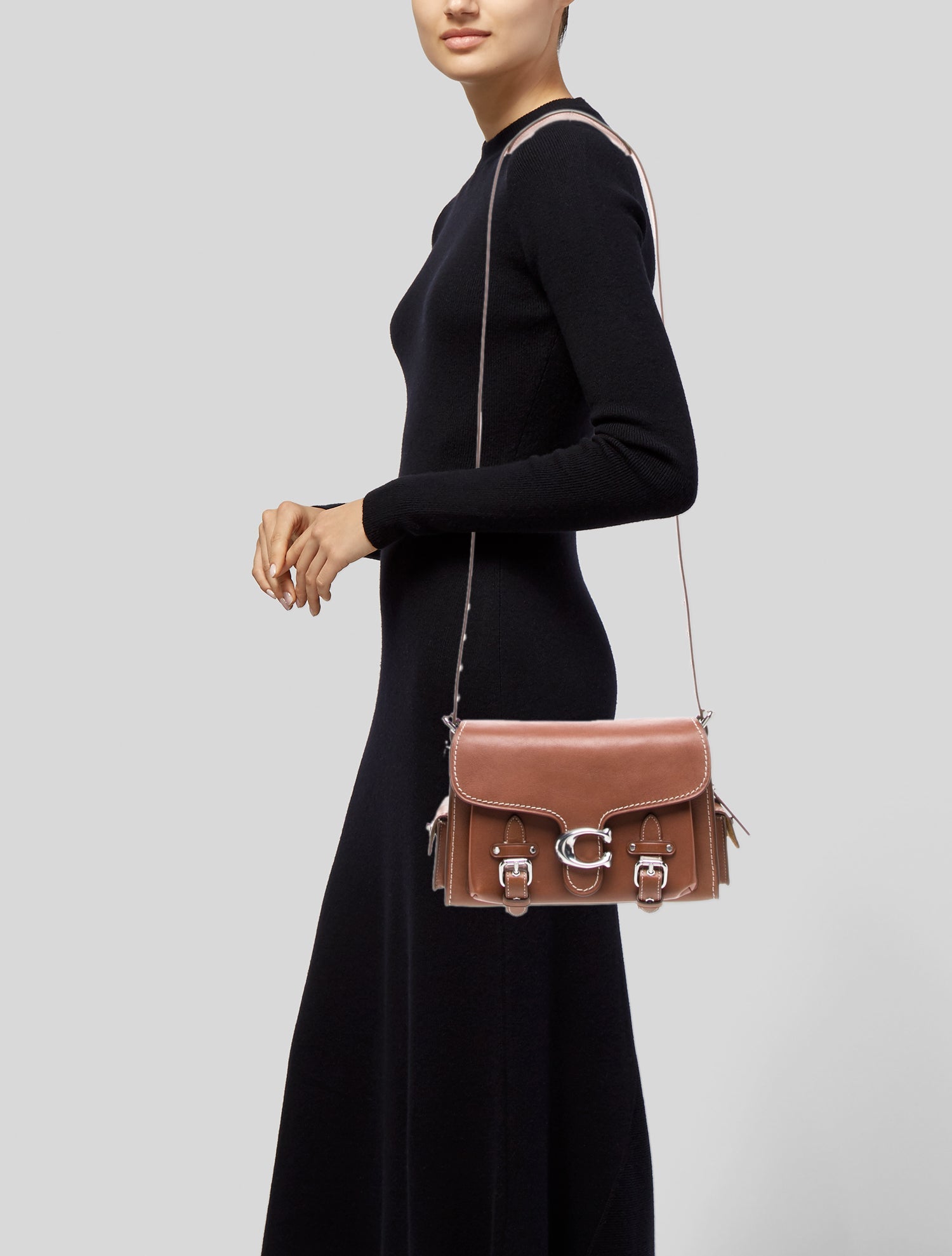 Coach Leather Shoulder Bag