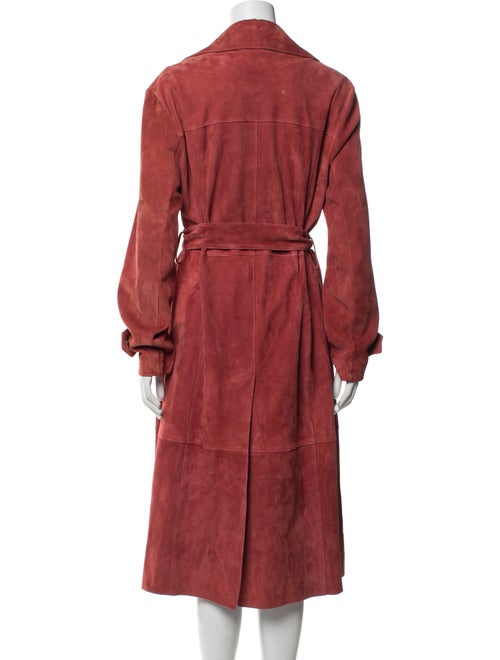 Coach Lamb Leather Trench Coat