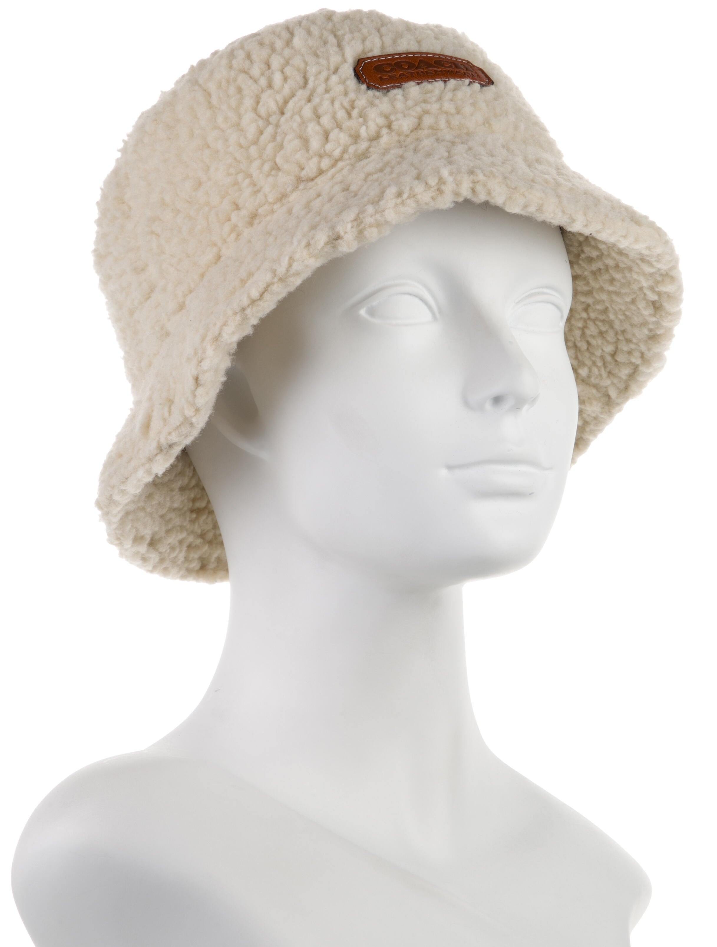 Coach Faux Fur Bucket Hat